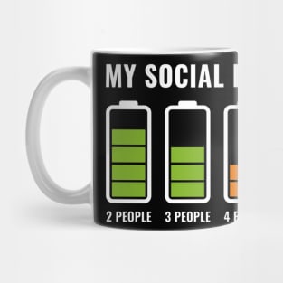 My Social Battery Mug